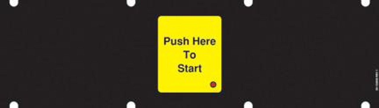 029-132830 - 1x5 Push to Start Keypad Overlay