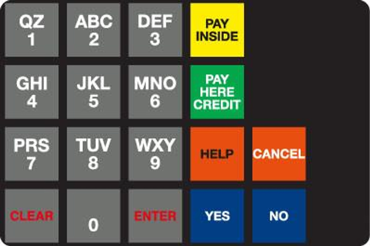 0C1-233689B - Keypad Overlay