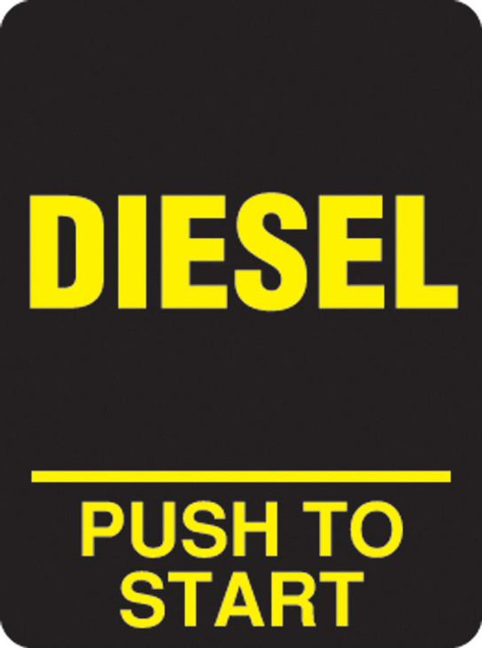 8-233695 - Diesel Octane Push to Start Overlay