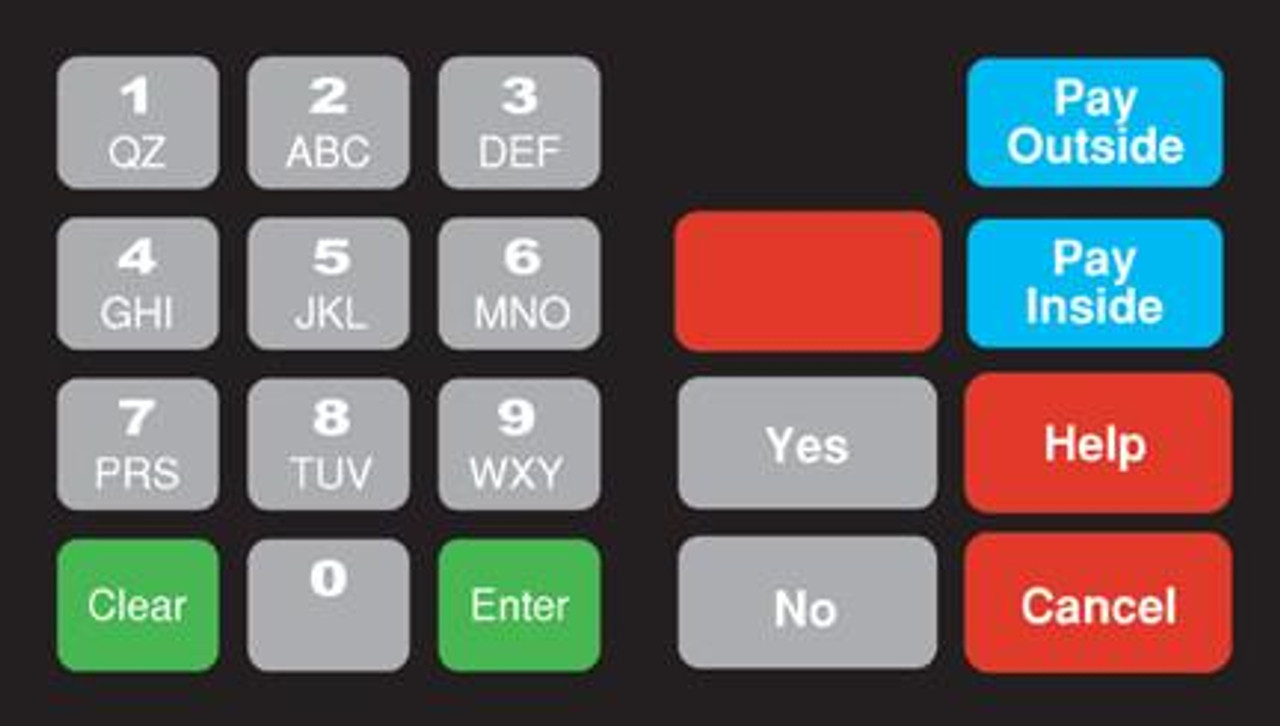 0080113-024 - Centurion Keypad Overlay Hess