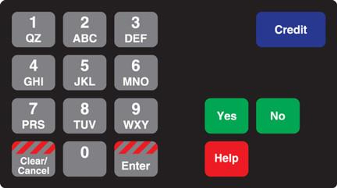 0080113-013 - Centurion Keypad Overlay