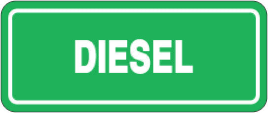 0080114-1007 - Centurion TPID Diesel White on Green