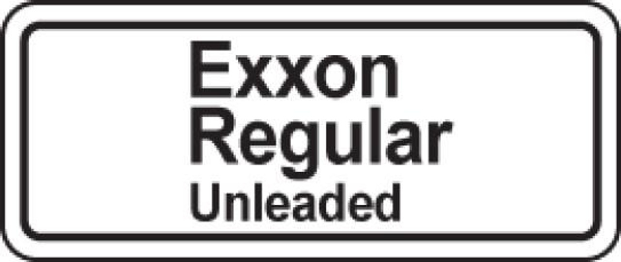 0080114-007 - Centurion TPID Exxon Regular Unleaded