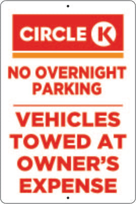 TC-N87 - 12" x 18" Metal Sign