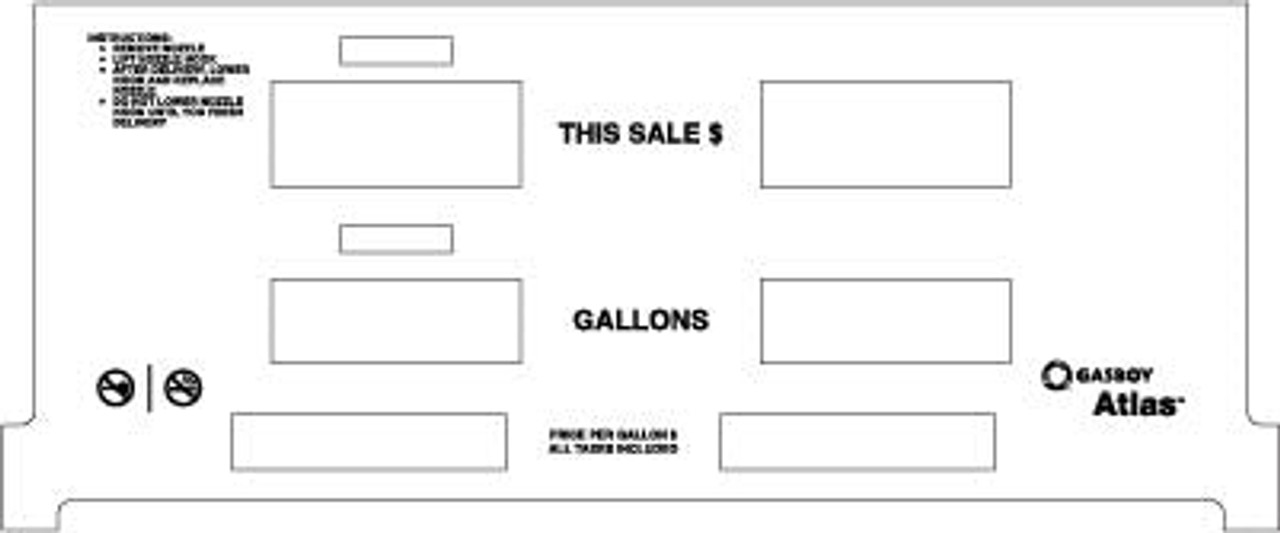 GK87201G001 - Gasboy for 8700 Twin Dialface and Totalizer