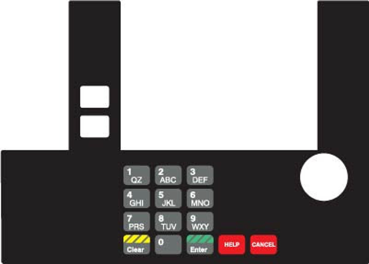 T50038-05C - Infoscreen Keypad Overlay