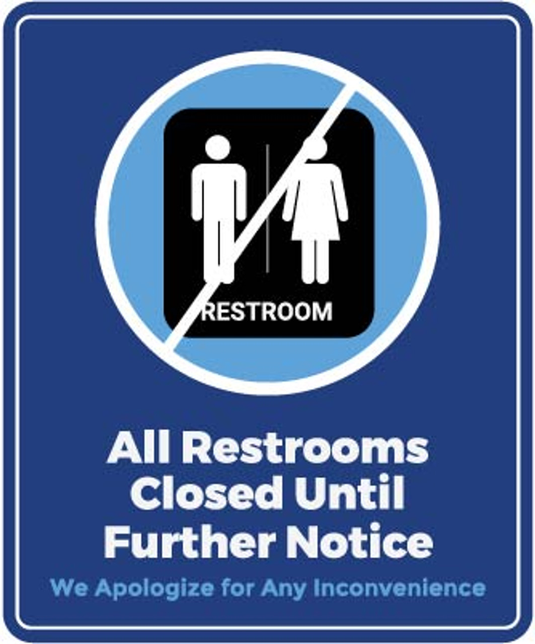 PID-DEC-COV-RESTROOM - 11.5" X 9.5" Decal