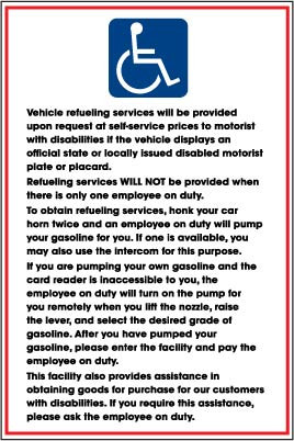 PID-ADA128SHL - 8" x 12" Decal
