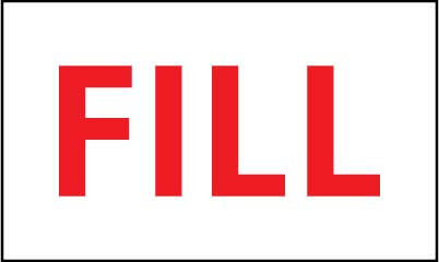 PID-FILL35 -  3" x 5" Decal