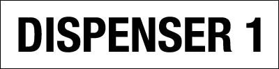 PID-DISP312 -  3" x 12" Decal