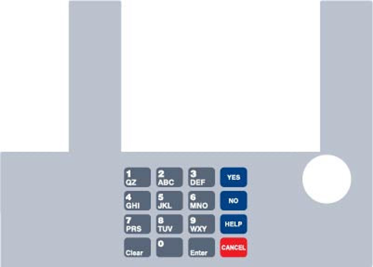 T50038-1071 - Infoscreen Keypad Overlay