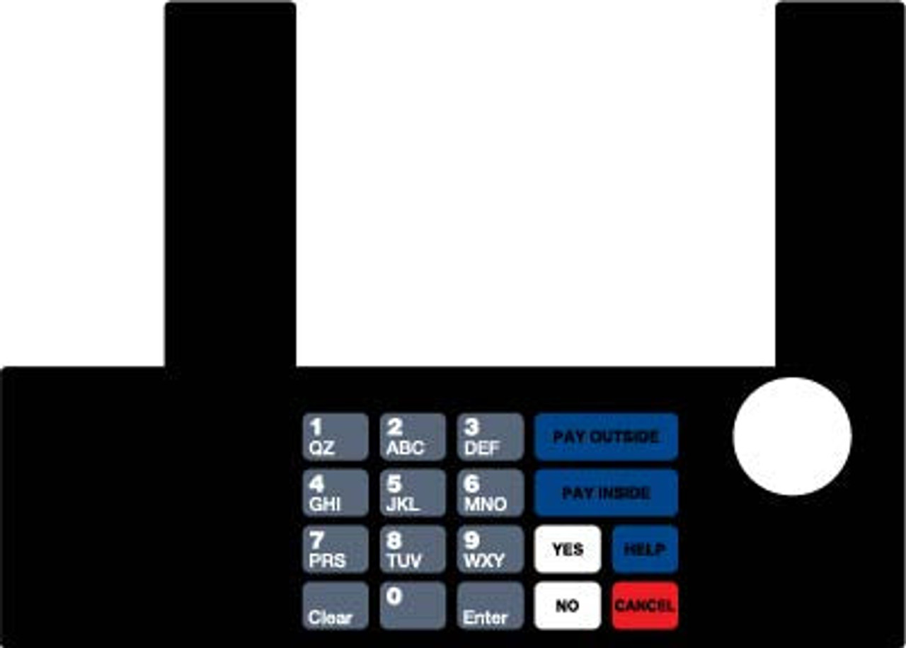 T50038-X11D - Infoscreen Keypad Overlay