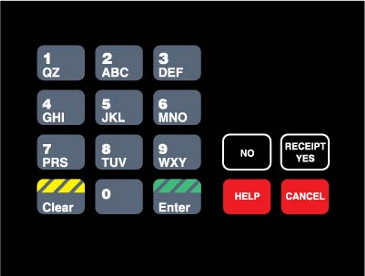 T18724-05G - Generic Crind Keypad Overlay