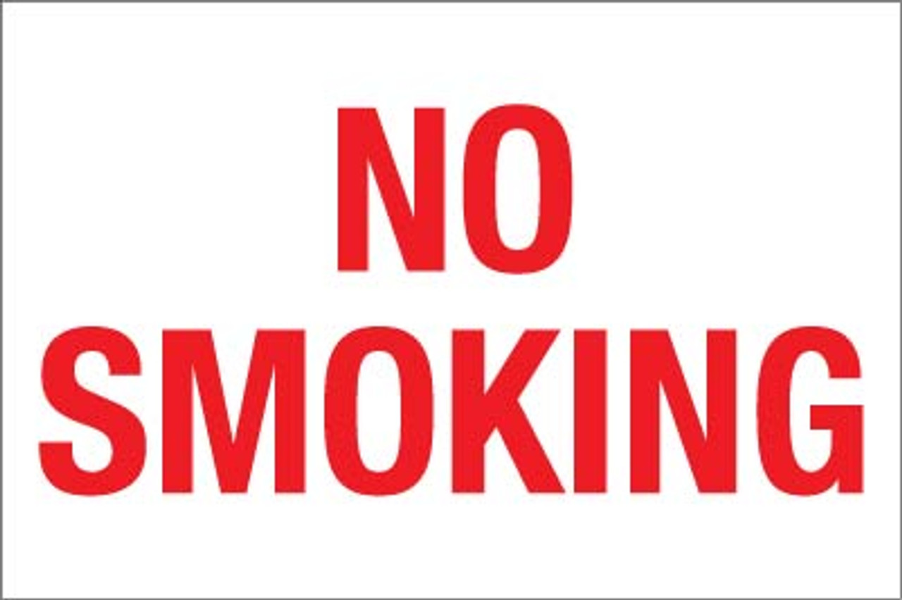 PID-30636X24 - 36" x 24" Decal - No Smoking