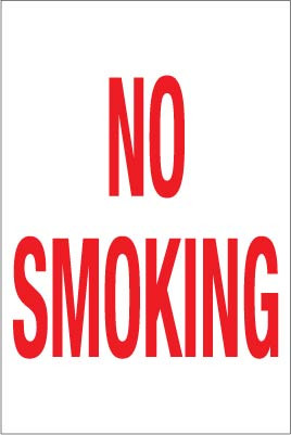 PID-30624X36 - 24" x 36" Decal - No Smoking