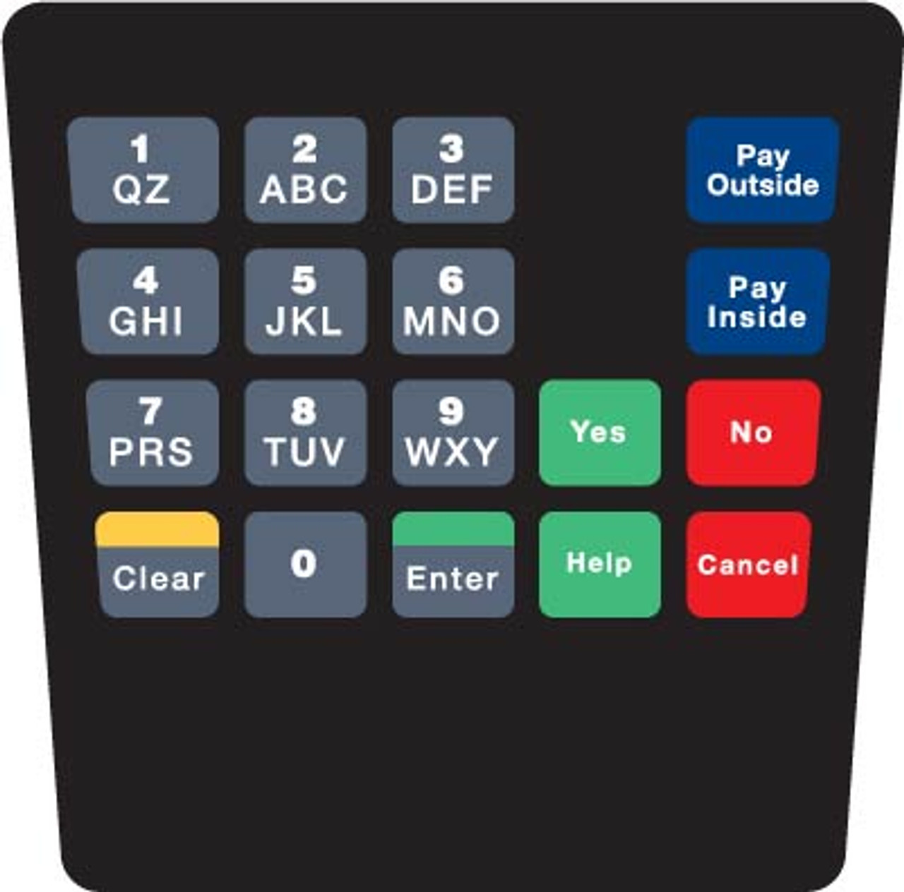 ENE1701G120 - E Cim Keypad Overlay