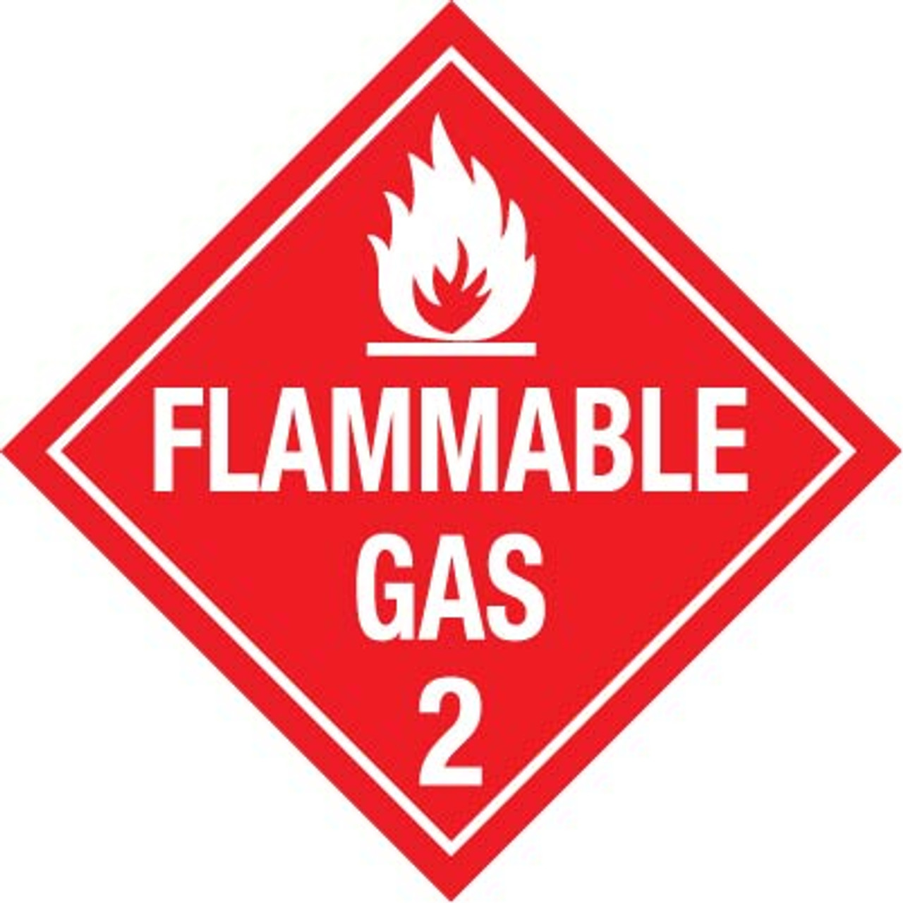 TD-22 - Truck Decal - Flammable Gas