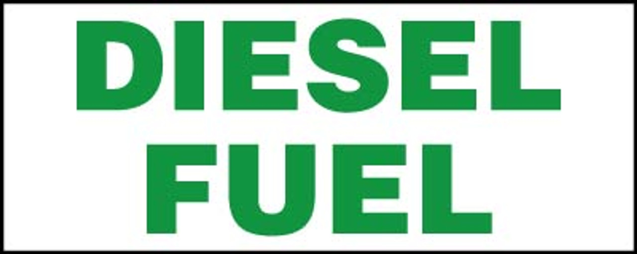 PID-DF2X5 -  Diesel Fuel Decal - 5" x 2"