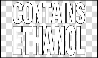 PID-1154CEC - White Text on Clear Vinyl - 5" X 3" Decal