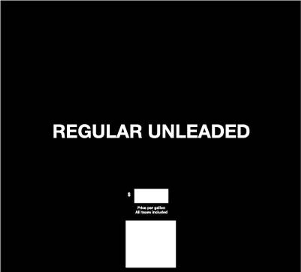 EN08002GRUNL - Single Products Brand Panel - Regular Unleaded