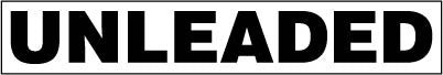 PID-805S - Decal - Unleaded - 12" X 2"