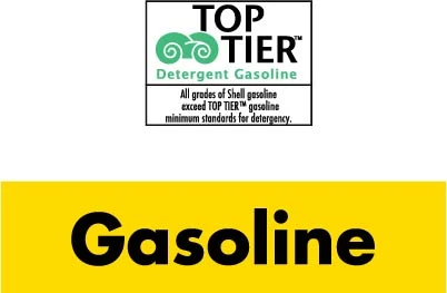 EU04001G1605 - Decal Set - (1) Top Tier Decal (1.5" x 1.125") - (1) Gasoline Decal (4" x 1")