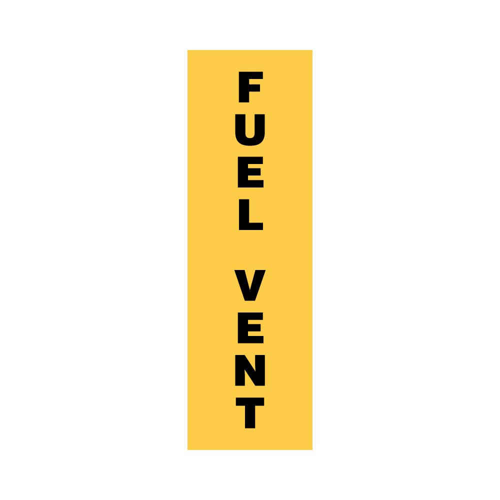 PID-FOV - 2.5x8 Fuel Vent Decal