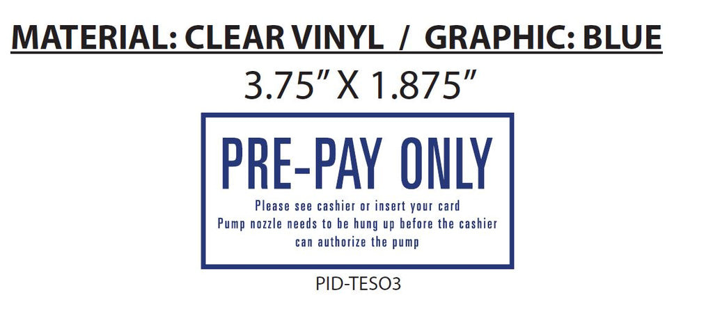 PID-TESO3 - 1.875X3.75 PREPAY ONLY BLUE/CL