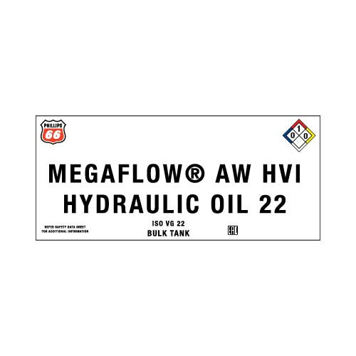 PID-MEGA - 16x7 Hydraulic Oil Decal