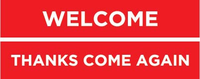 CKS-WTC3 - Welcome/Thanks 23.75 Door Deca