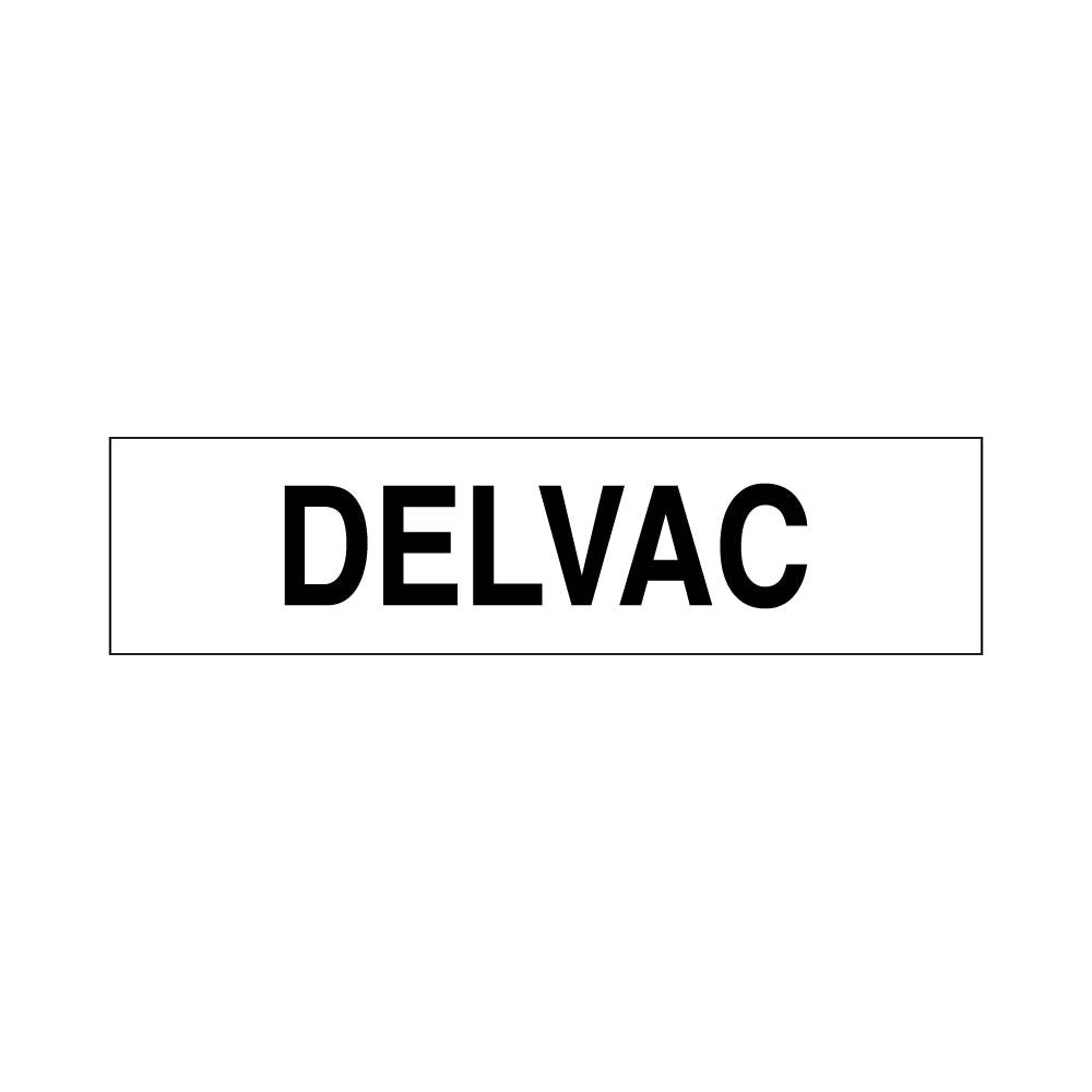 PID-DELVAC123 - 12x3 DELVAC Decal