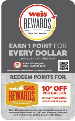 ENS1201G1567 - WEIS GAS REWARDS