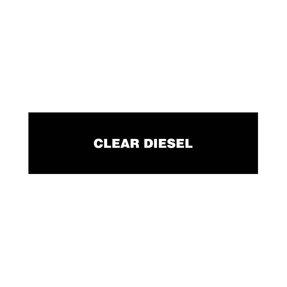 W02873-CLRD - Custom Clear Diesel White/Black