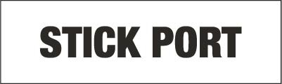 PID-T1SP - STICK PORT 3X10 BLK WHITE