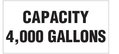 PID-CAP4K - Capacity - 4000 Gallons