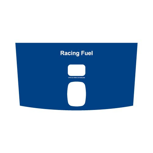 WU010210-RF - Custom Blue Racing Fuel Overlay