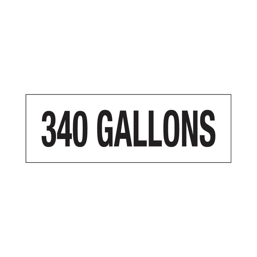 PID-GAL340412 - 4x12 340 Gallons Black/White