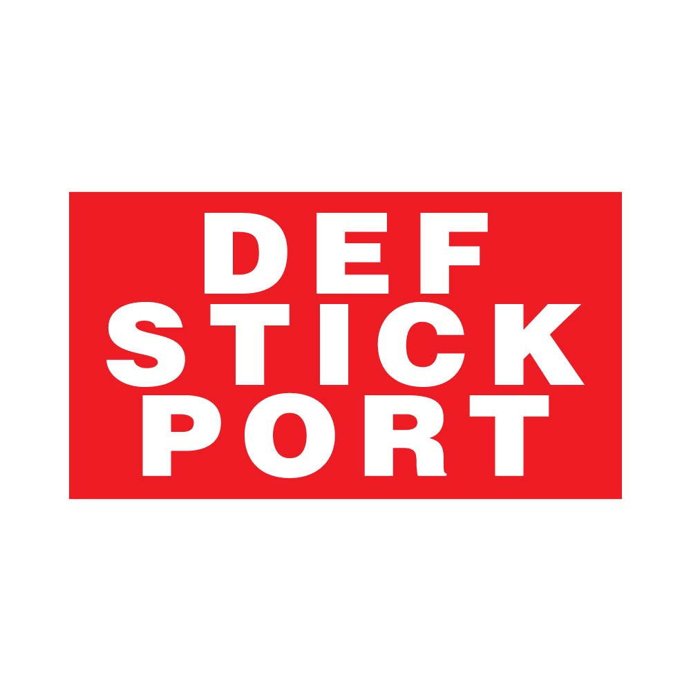 PID-DEFSP - 4.25x2.5 DEF Stick Port White/Red