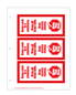 PI-CK21B - 8.5 X 11 REGISTER DRAWER DECAL