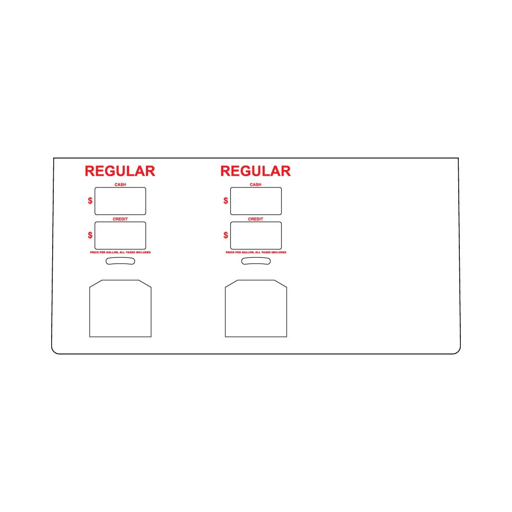 ENS0813GRRW - Two Product Overlay Regular / Regular