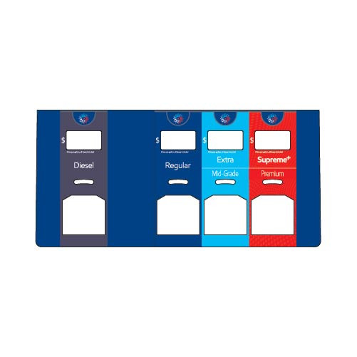 ENS0904G1298 - 3+1 Product Overlay - Diesel / Regular / Extra / Supreme
