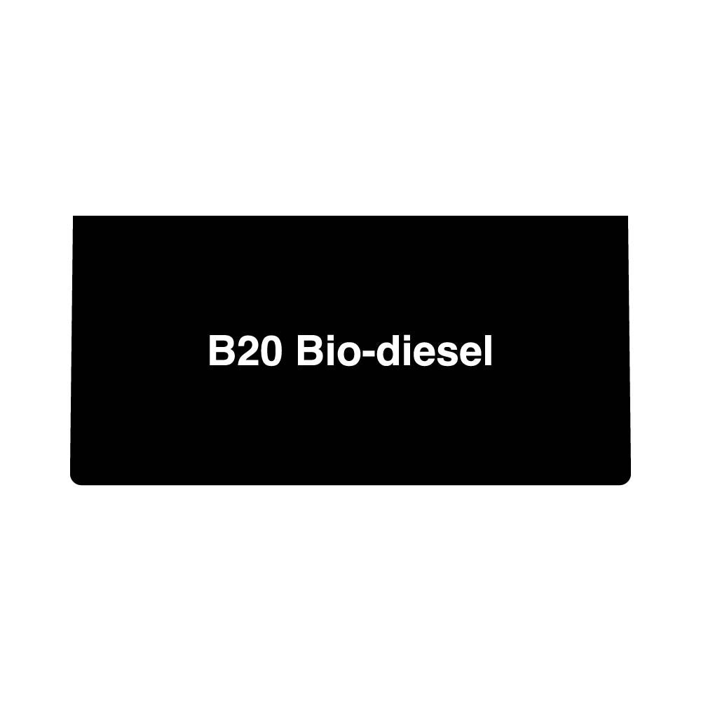 ENS0801GB20B - B20 Bio-Diesel Overlay