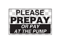 PID-D-137C - Please PrePay Black on Clear