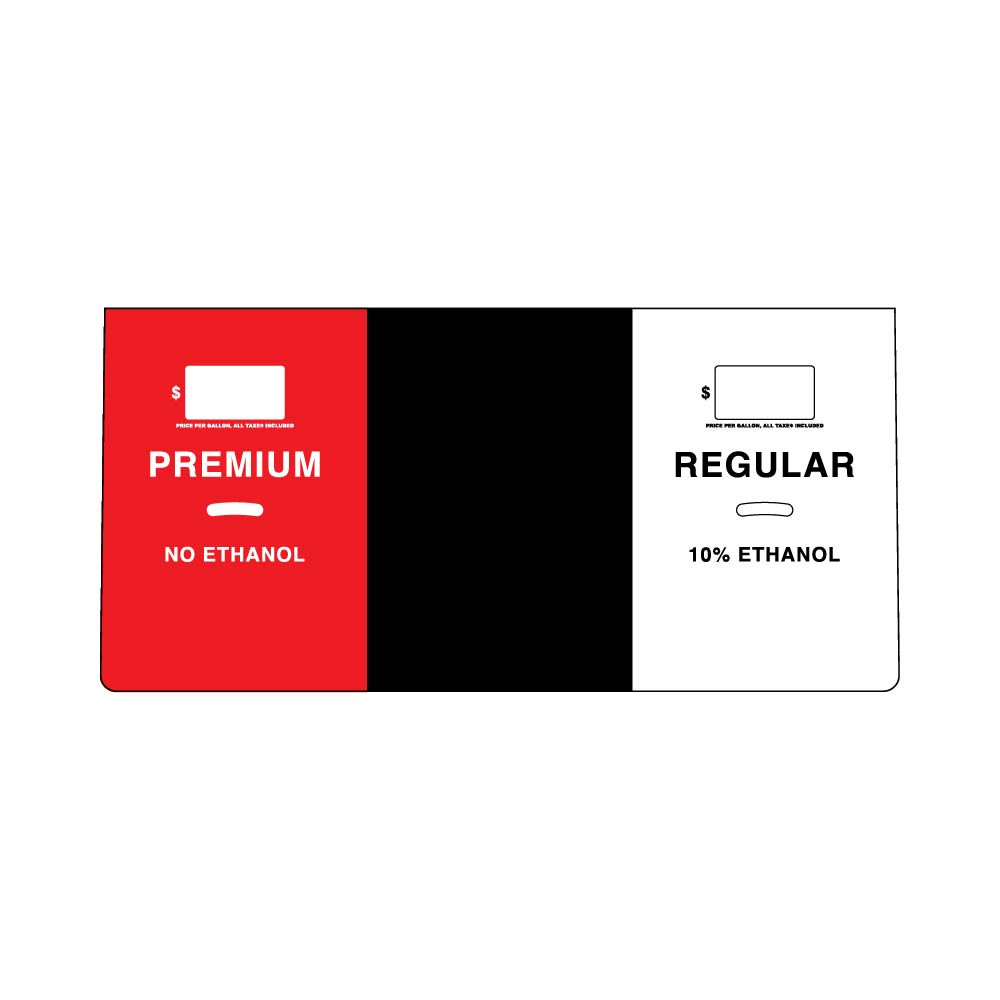 ENS1003GLOU - 2 Product Premium No Ethanol / Regular 10% Ethanol