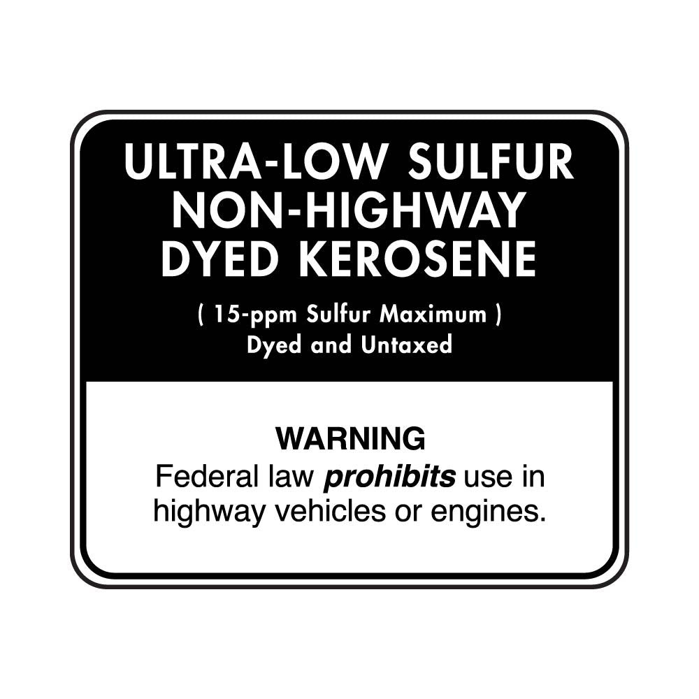 PID-ULS-K - Ultra Low Sulfur Non-Highway Dyed Kerosene 3x3.5