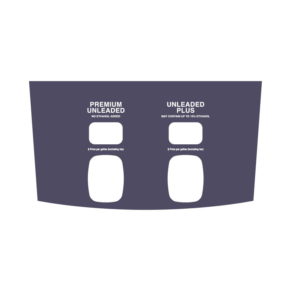 WU010211-BMK - Two Premium Unleaded / Unleaded Plus