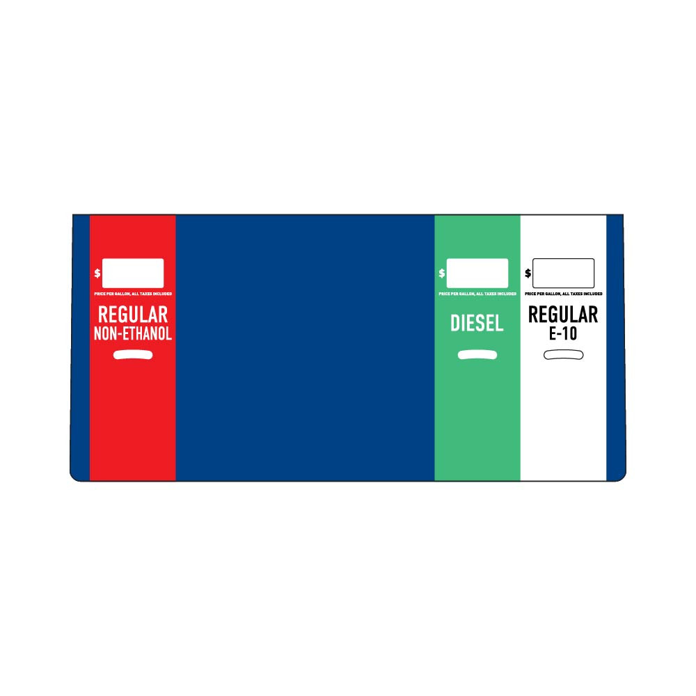 E6S1004GNEDR - Custom Product Overlay - Regular Non-Ethanol / Diesel / Regular E-10