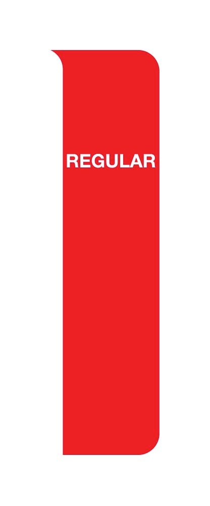ENS1104GREG - Custom Regular White Text on Red Background