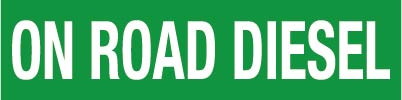 PID-ONRDGR2 - ON RD DIESEL WH/GREEN 12X3