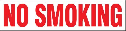 PID-NOSMK246 - 24X6 NO SMOKING R/W